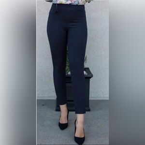 SPANX The Perfect Pant Ankle 4 Pocket Navy Large Tall Pull-On Waist Stretch